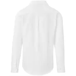 Mens Long Sleeve Wallstreet Shirt White Back
